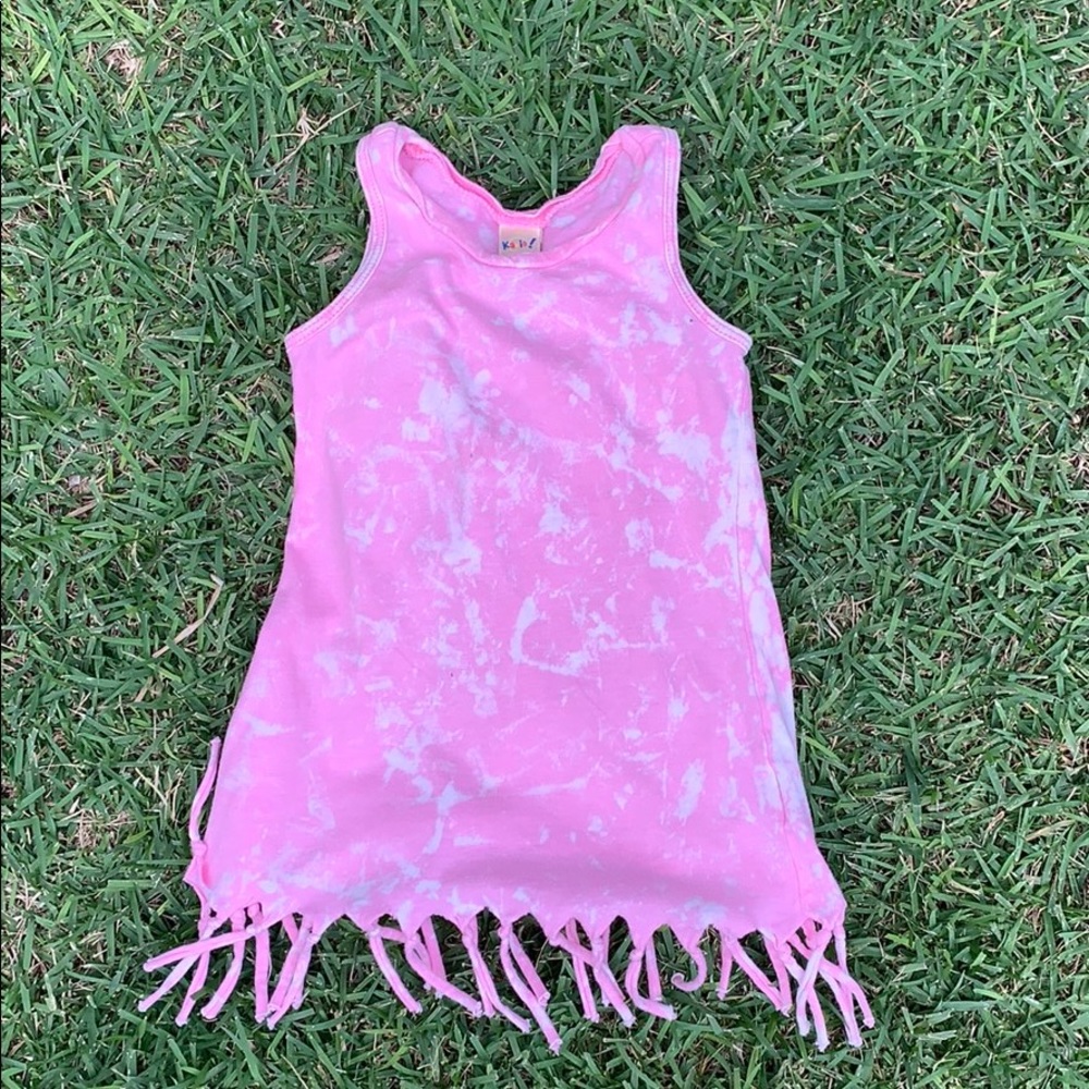Baby girl tie dye dress